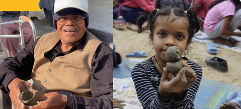 Diyas Pottery Session