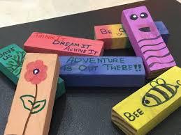 Paint Jenga Blocks For Children