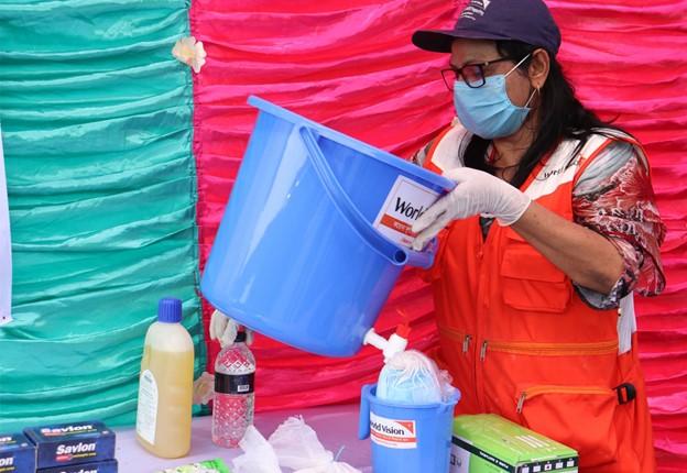 Durga Stree Shakti Sanitation Kits Drive