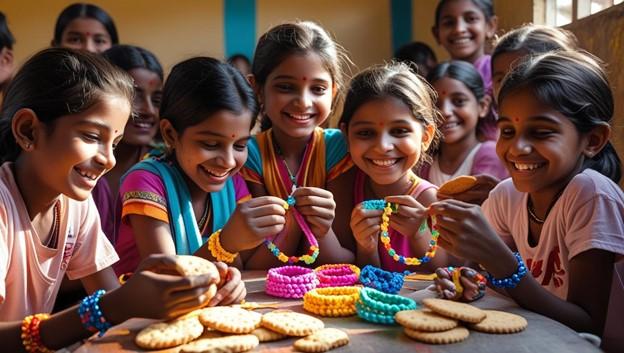 DIY Friendship Bands & Biscuits