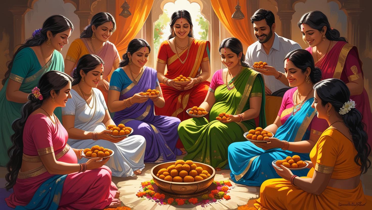 Laddu Seva for Anganwadi Centres