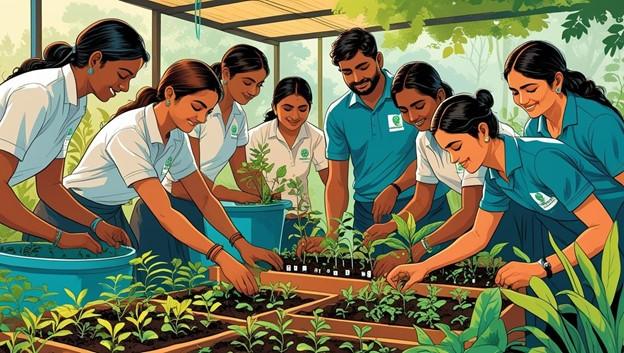 Nursery Development at Schools & Anganwadis
