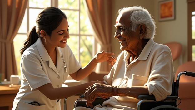 Visits of Care to Elderly with Disabilities